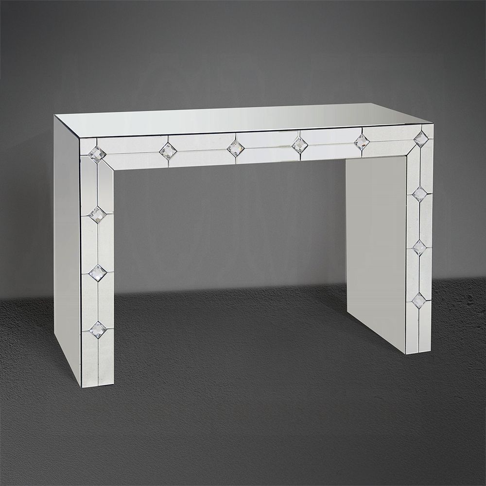 CRISTAL SILVER CONSOLE TABLE