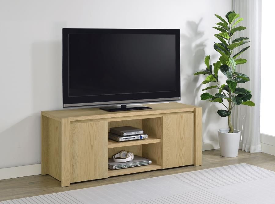 LIGHT WOODEN TV STAND 60INCH