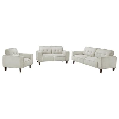 3PC SOFA SET WHITE