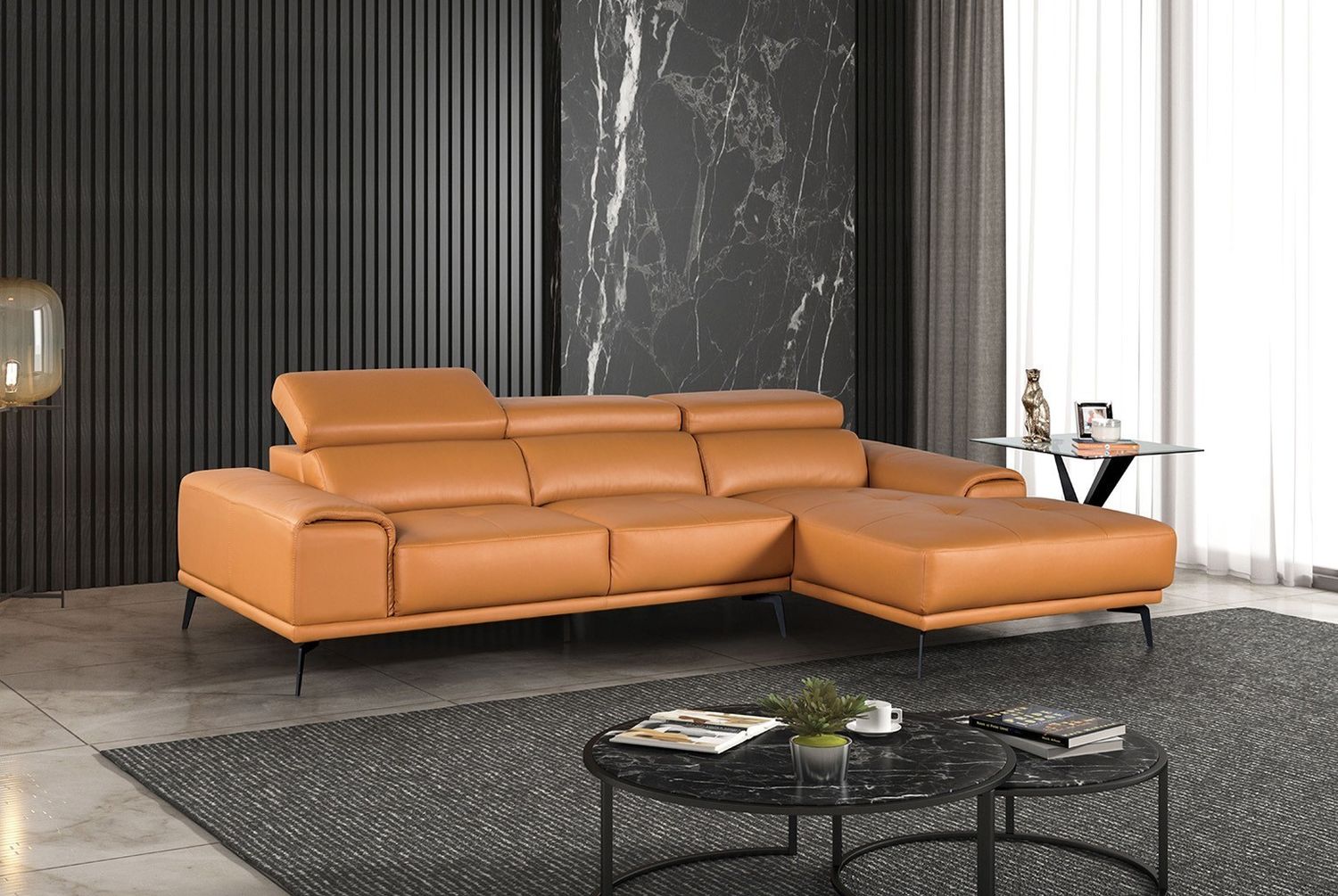 SECTIONAL ORANGE