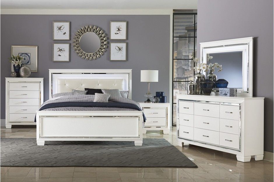WHITE BEDROOM SET