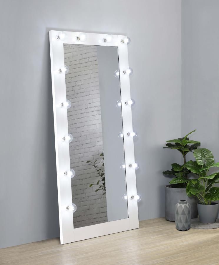 FLOOR MIRROR WITH LIGHTS