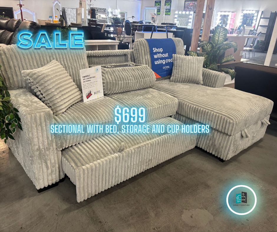 SECTIONAL WITH BED AND STORAGE
