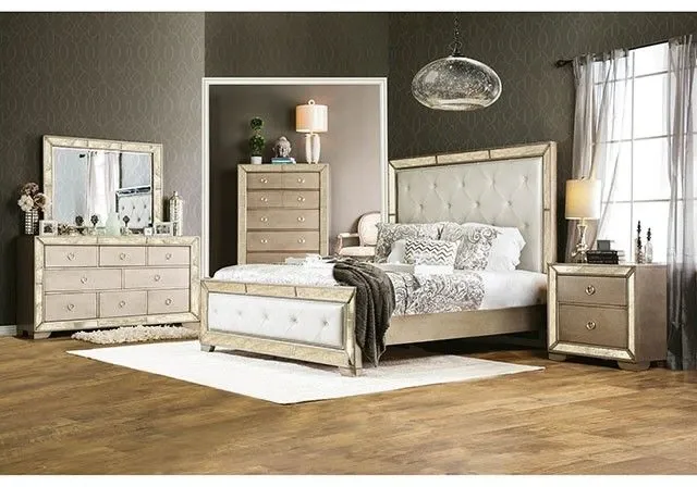 GOLD 4PC BEDROOM SET