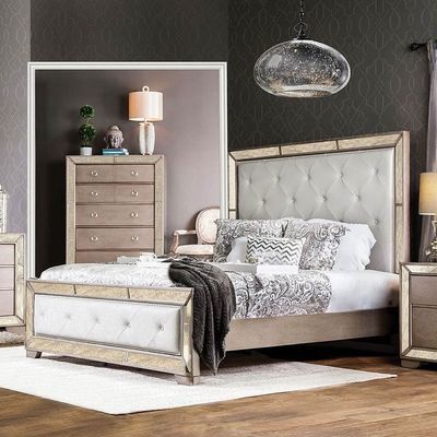GOLD 4PC BEDROOM SET