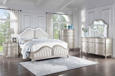 4PC PEARL LIGHTING BEDROOM SET