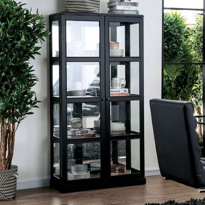 BLACK CURIO CABINET