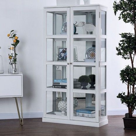 CURIO CABINET WHITE