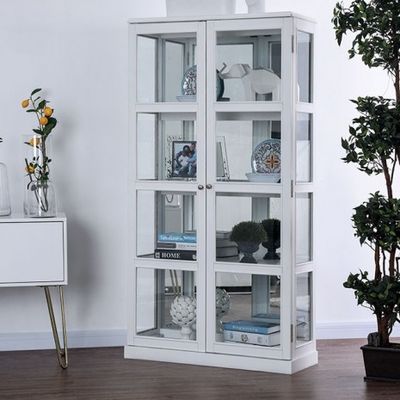 CURIO CABINET WHITE