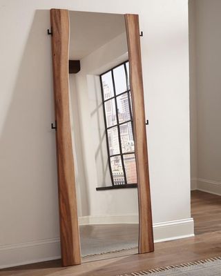 WOODEN DSEING FLOOR MIRROR