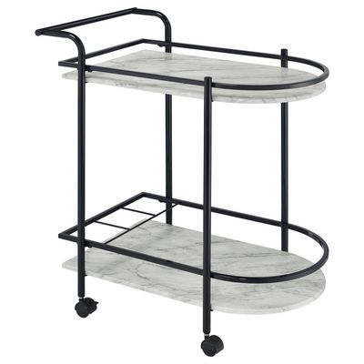 MARBLE SHELF CART