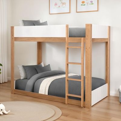 TWIN/TWIN WOODEN BUNK BED