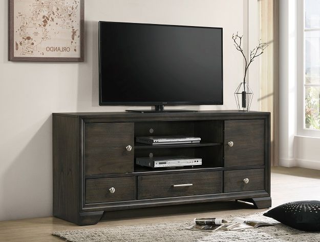 TV STAND BROWN