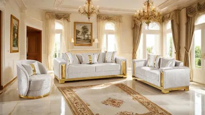 3PC LUXURY SOFA SET