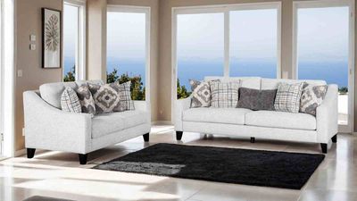 3PC SOFA SET WHITE