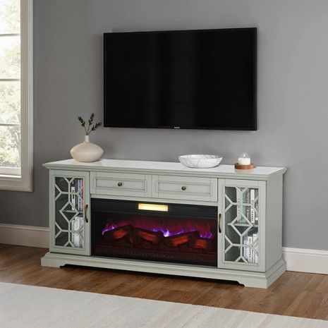 74" TV CONSOLE FIREPLACE