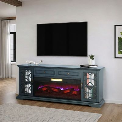 74" TV CONSOLE FIREPLACE