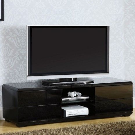 BLACK TV STAND