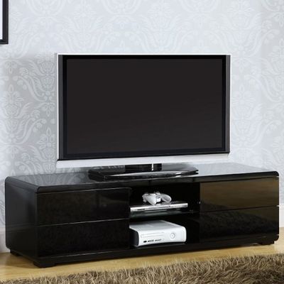 BLACK TV STAND