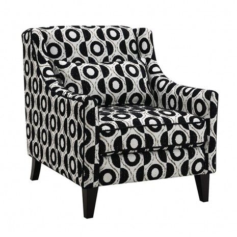 BLACK AND WHITE CHAIR