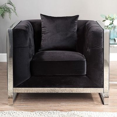 BLACK ACCENT CHAIR