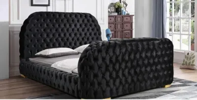 BEDFRAME WITH FIREPLACE
