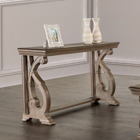 WOODEN CONSOLE TABLE