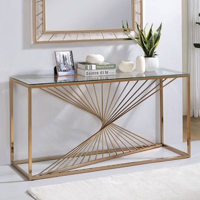 GOLDEN SOFA TABLE