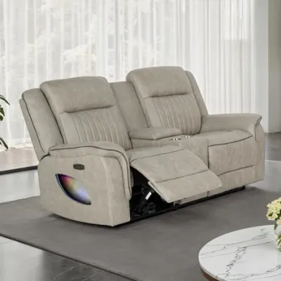 2PC POWER RECLINER SET BEIGE