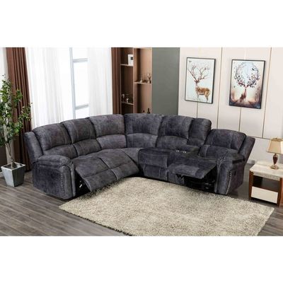VELVET POWER SECTIONAL RECLINER