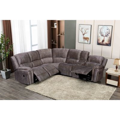 VELVET POWER SECTIONAL RECLINER