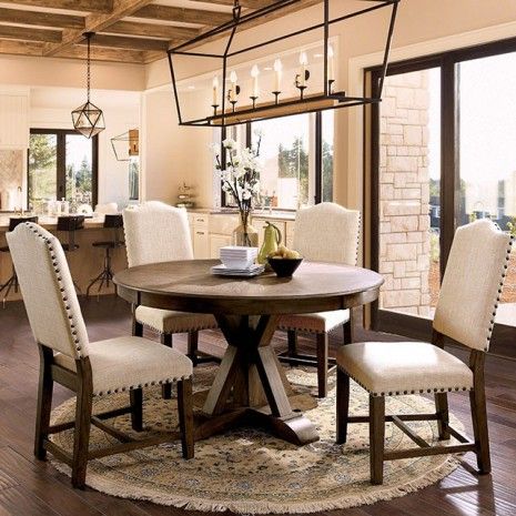 5PC ROUND DINING SET