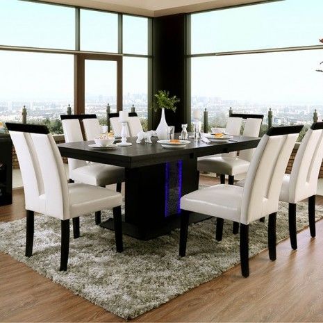 7PC DINING SET WITH LED