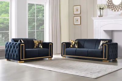 2PC LUXURY SOFA SET