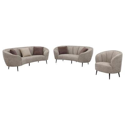 3PC SOFA SET BEIGE