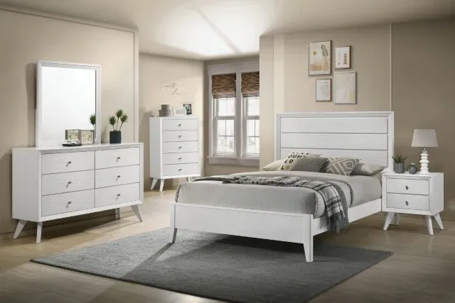 4PC WHITE BEDROOM SET