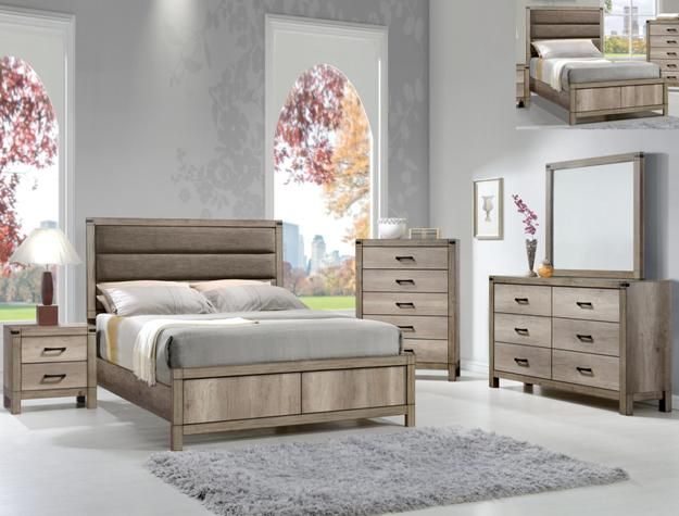 4PC BEDROOM SET WOODEN