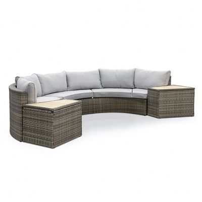 6PC SECTIONAL WITH 2 END TABLE