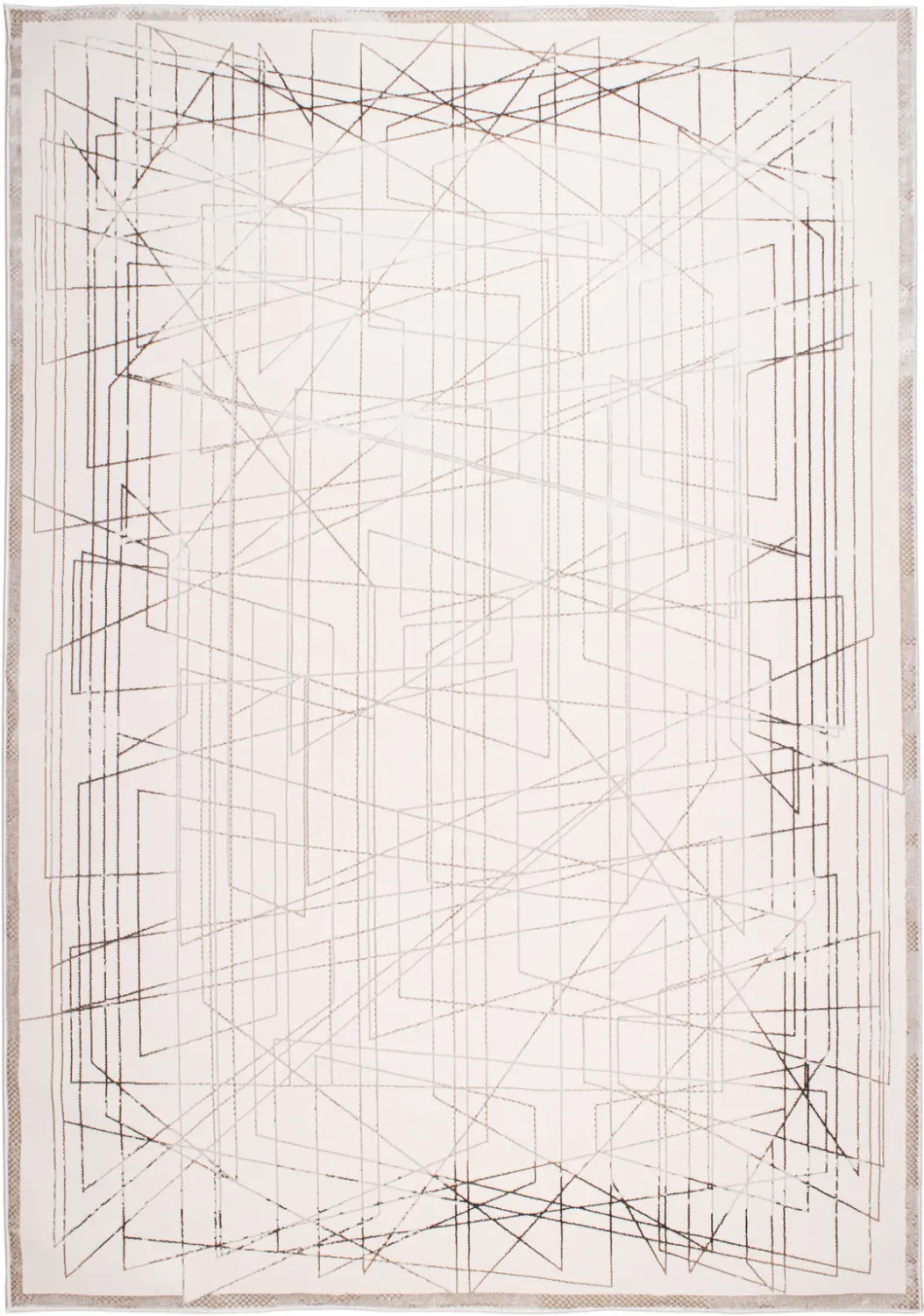 GREY/BROWN/CREAM RUG