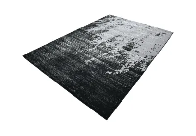 SILVER BLACK RUG