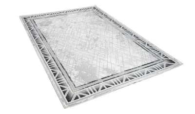 DARK GREY/ CREAM RUG