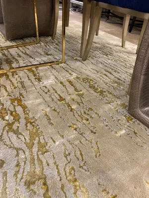 GOLD VISCOSE RUG