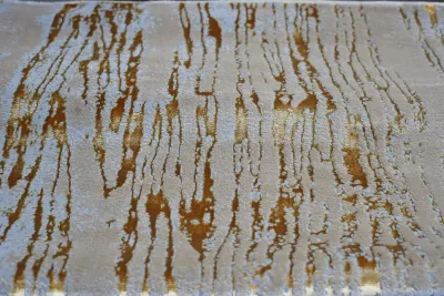 GOLD VISCOSE RUG