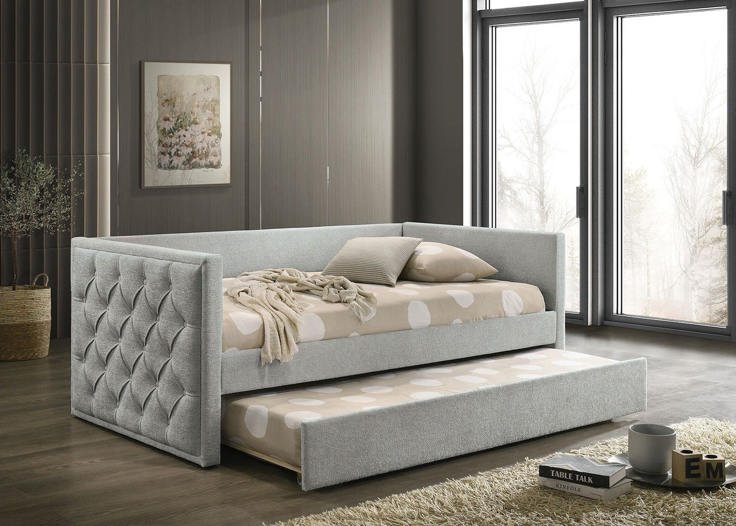 TWIN DAYBED WITH TRUNDLE