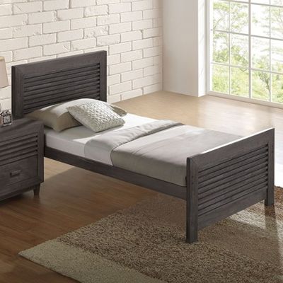 WOODEN TWIN BED