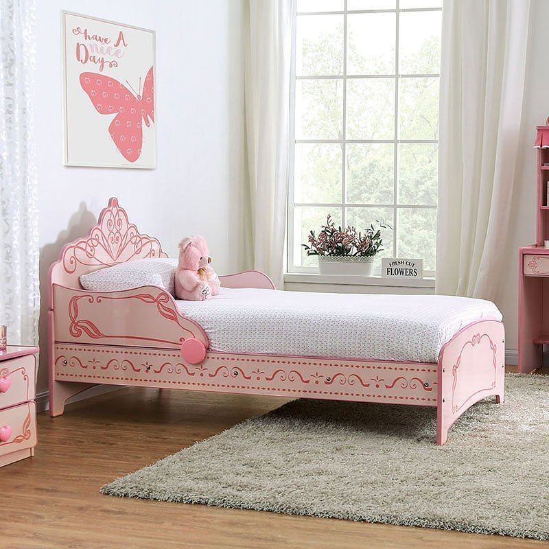 PINK TWIN BED