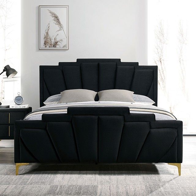 QUEEN BLACK BEDFRAME