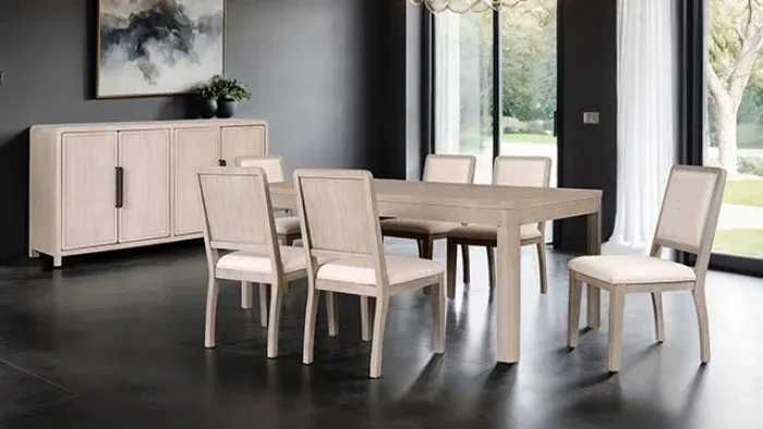 4PC LIGHT WOODEN DINING SET