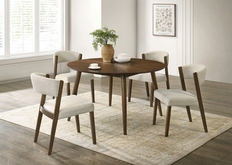 5PC ROUND TABLE DINING SET