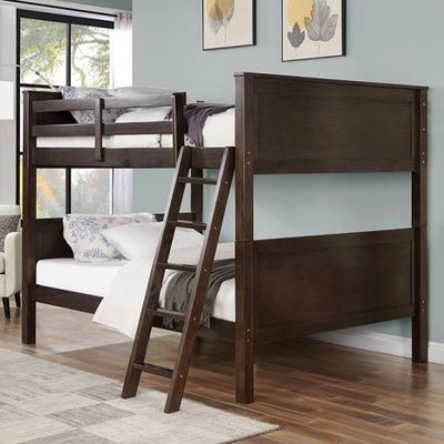 FULL/FULL WOODEN BUNK BED